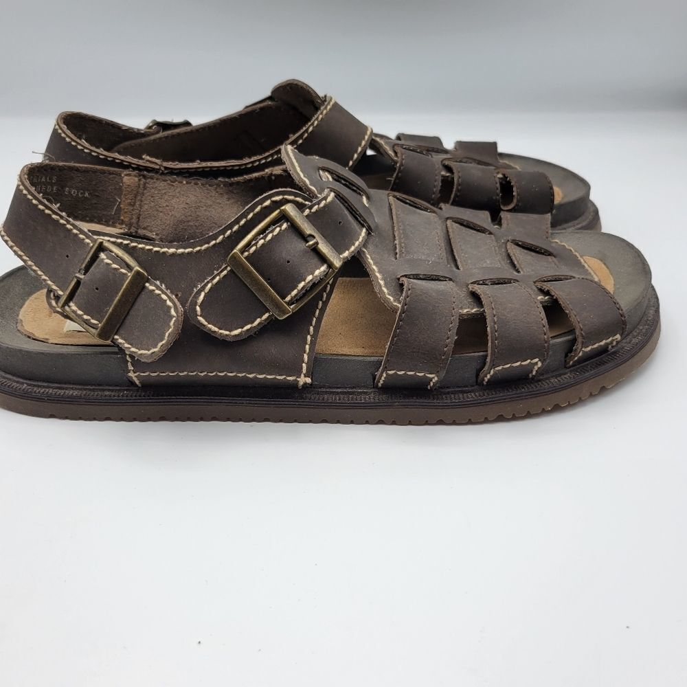 Panama Jack Chunky Platform Y2K 90's Fisherman Brown Sandals 11  Mens